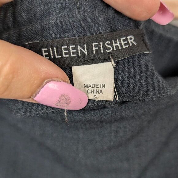 Eileen Fisher | Dark Grey Pencil Skirt Size Small - Picture 6 of 10